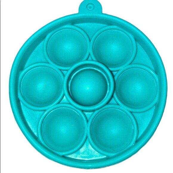 ☀️3/$12☀️ Green Round Mini Pop It Fidget Stress Relief Toy - Picture 1 of 5